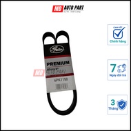 Gates Belt 6PK1150 Toyota Vios 1.5 2016 - 2021, Yaris 1.3, 1.5 2016 - 2021