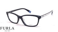 【本閣】FURLA VU4877 義大利精品光學眼鏡方膠框 男女黑白色 與DIOR/GUCCI同型 彈簧鏡腳線條