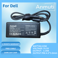 Anmuti 65W 19.5V 3.34A 4.5*3.0mm Laptop charger adapter For dell Inspiron 11 13 14 15 3000 5000 7000