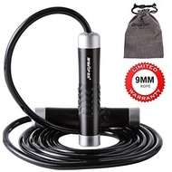 3 Meters Heavy Bearing Skipping Rope Gym Exercise Jump Rope Aluminium Handle Bold PVC Rope Fitness Adjustable Heavy Jump Rope