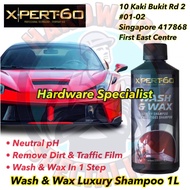 Xpert 60 Wash & Wax Luxury Car Shampoo 1L (pH Neutral)