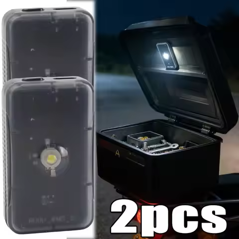 Motorcycle Trunk Sensor Light Multi-Functional & Portable LED Interior Light Built-in Automatic Sens