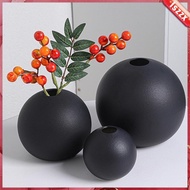 [Lszzx] Plant Pot Holder Planter Bookshelf Pot Ceramic Round Flower Vase