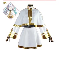 Frieren at the Funeral cosplay costume Frieren cosplay Set and wig and shoes Christmas Halloween Par