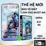 Oppo A31 / A8 full screen tempered glass, shockproof, anti-fingerprint, screen protector