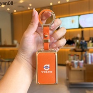 Zinc Alloy Leather Car Remote Key Case Cover Shell for Volvo S60 S90 XC40 XC60 XC90 V60 V90 C40 Pole