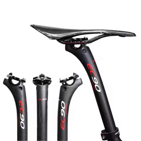 EC90 Full Carbon MTB Cycle Seat Post Road Mountain Bike Seatpost 25.4/27.2/30.8/31.6mm 350/400MM Car
