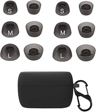 Silicone Eartips Earbuds Case Compatible with Jabra Elite 75t & Jabra Elite Active 75t Earphones Cov