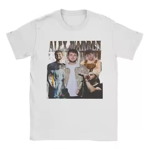 2026 Women's Men's Tour Music Alex Warren T Shirt Cotton Clothing Hipster Short Sleeve O Neck Tee Sh