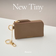 New Tiny กระเป๋าเก็บกุญแจ ใส่บัตรคอนโดได้ Key pouch with chain หนังแท้ MONOME BKK