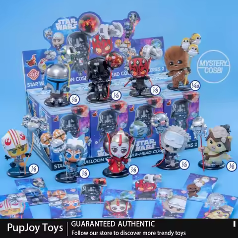 Genuine Hot Toys Star Wars Balloon Series 2 Cosbi Blind Box Stylish Mini Figurine Mystery Box Cute S