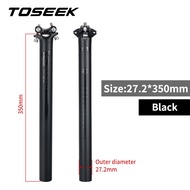 TOSEEK UD Carbon Seatpost 27.2/30.8/31.6mm Matte Black MTB/Road Bike Seat post Offset 0mm offset Bic