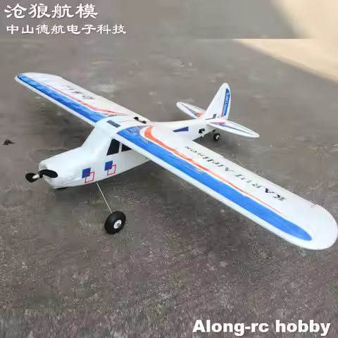 EPO RC Airplane For Beginner Model Plane 4 channels Trainer 1100mm Wingspan Fun cub V2 J3 Training P