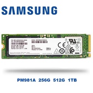 SAMSUNG SSD M.2 PM981A NVMe PCIe 3.0X4 256GB 512GB ไดรฟ์โซลิดสเตทภายใน M2แล็ปท็อปเดสก์ท็อป1Tb 2TB ฮา