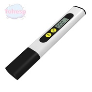 TOHESP TDS Meter, 1ppm Plastic Digital Water Quality Tester, Precise White 0-9990ppm 2%-3% 0-9990ppm