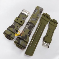 Army Striped Watch Strap GA-100 GA-110 GA-120 GA-400 Army Striped G-Shock Watch Strap