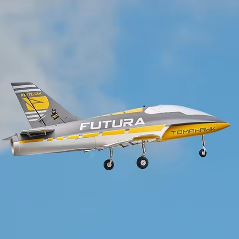 FMS RC Airplane 64mm Futura PNP Without Gyro V3 Fortra Tomahawk With Flaps Trainer Ducted Fan EDF Je
