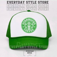 Topi Starbucks Trucker Jaring / Topi Starbucks
