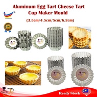 3.5cm/4.5cm/5cm/6.3cm Egg Tart Mould Aluminuim Kuih Tart / Fruit Tart / Mini Tart Mould/ Acuan Fruit