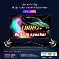 Monitor Pc 27 Inci Monitor Melengkung Permainan 75Hz dengan Speaker 27Inci Monitor Lcd Hdmi Fhd 165H