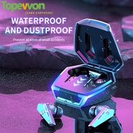 Topewon New Wireless Gaming Headsets 40ms Low Latency Bluetooth 5.0 Headphone Sports Waterproof Earp