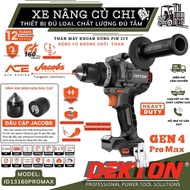Dekton M21-ID13160PROMAX 13mm 160Nm 3-function cordless drill, brushless jaccobs head