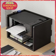 Printer Shelf Document In The Office Organize The Table Pen Holder Easy To Use Space Saving Black Si