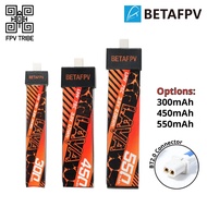 BetaFPV LAVA 1S Lipo 3.8HV 300 450 550mAh Battery With BT2.0 compatible with A30 Connectors