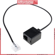GLO RJ45 to RJ11 Converter Adapter Cable for Multiple Device Telecommunication