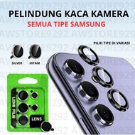 Tempered Glass Metal ProtectorRing ProtectiveRing PREMIUM Camera Lens Samsung A25 A05S A06 A07 A13 A