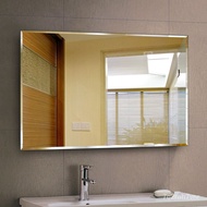 X❀YFrameless Wall-Mounted Wall Sticking Mirror Punch-Free Cosmetic Mirror Bathroom Mirror Toilet Toilet Bathroom Explosi