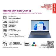 Lenovo Ideapad Slim 3 15IAN8 Laptop (82XB007FMJ/82XB007GMJ) | i3-N305 | 8GB RAM 512GB SSD | 15.6" FH