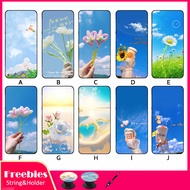 For VIVO V15 Pro/1832A/Y12/Y15/Y17/U3X/1901/1928/Y65/Y93 (With Fingerprint)/Y20/Y20I/Y20S/Y12S Mobile phone case silicone soft cover, with the same bracket and rope