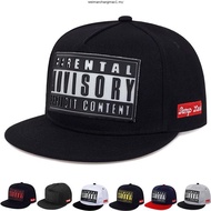 full cap Parental Advisory Explicit Content Embroidery Snapback Youth Hip Hop Tide Card golf cap for