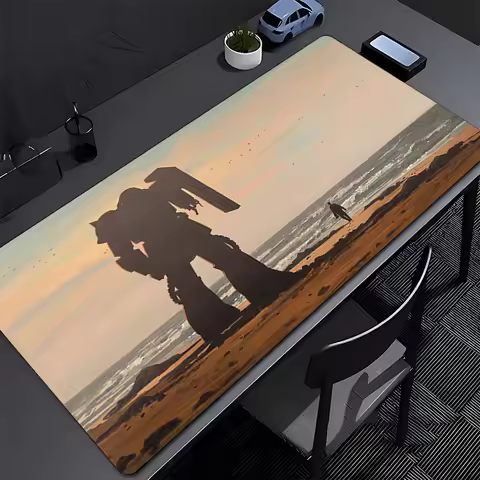 Mouse Pad Anime Large PC Gamer Computer Mausepad Varmilo Keyboard Gaming Mechanical Warrior G-gundam