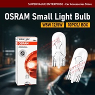 10 PCS T10 158 Osram Bulbs 2825 W5W 12/5W Small Light Bulb Mentol Osram t10