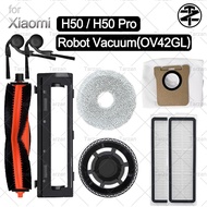 Xiaomi Robot Vacuum H50 / H50 Pro（OV42GL） Accessories ：Main Rubber Brush / Main Brush Cover/Side Bru