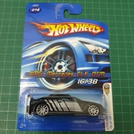 Hot Wheels AMG-Mercedes CLK DTM 2006 1st Edition Black Silver Mainline