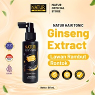 Natur Hair Tonic Ginseng 90 ml - Hair Loss Tonic / Anti Hair Fall / Strengthens Hair Roots