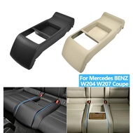 Car Rear Seat Center Console Armrest Cup Holder Cover Storage For Mercedes Benz C E Class Coupe W204