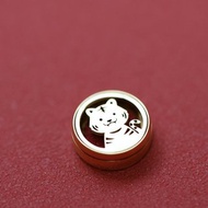 質感金屬香氛口罩釦 - 小老虎 - 共3款【現貨】