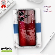 INFINIX HOT 30 & 30i Glass Softcase - INFINIX HOT 30 & 30i Mobile Phone Case [T34]