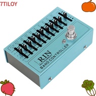 7TILOYSHOP EQ Pedal, Independent Controller Button LED Sliders 10-Band Equalizer, Modern Aluminum al