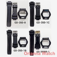 steel strap Aksesori ☢☋CASIO G-SHOCK BAND AND BEZEL GD350 100% ORIGINAL