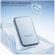 Amgras PowerMeta 845 3C Certification PowerBank 20000mAh Large Capacity 22.5W Fast Charging Built-in