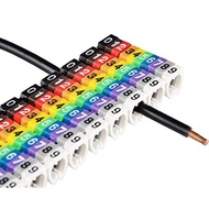 0-9 Coded Clip on Plastic Cable Identification Wire Cord Cable Marker C shape (KN-60) suitable wire
