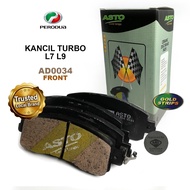 Asto [AD0034]  Front Brake Pad -  Kancil Turbo L7 L9/ Daihatsu Mira L7 L9 Turbo Front Brake Pad