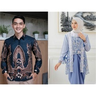Other - TERLARIS Neza Batik Baju batik couple Sinta Gamis Tule mix velvet premium mutiara payet keki