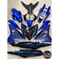 COVERSET YAMAHA V DOCTOR VELOZI EDITION Y15 YSUKU Y15ZR V1 V2 VPBC5 BIRU NEW BLUE TANAM CLEAR ORIGIN