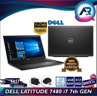 (ULTRABOOK) DELL LATITUDE 7480 I7-7600U 2.8GHz/16GB RAM DDR4/512GB SSD/WIFI/WCAM/14 F-HD 1080P SCREE